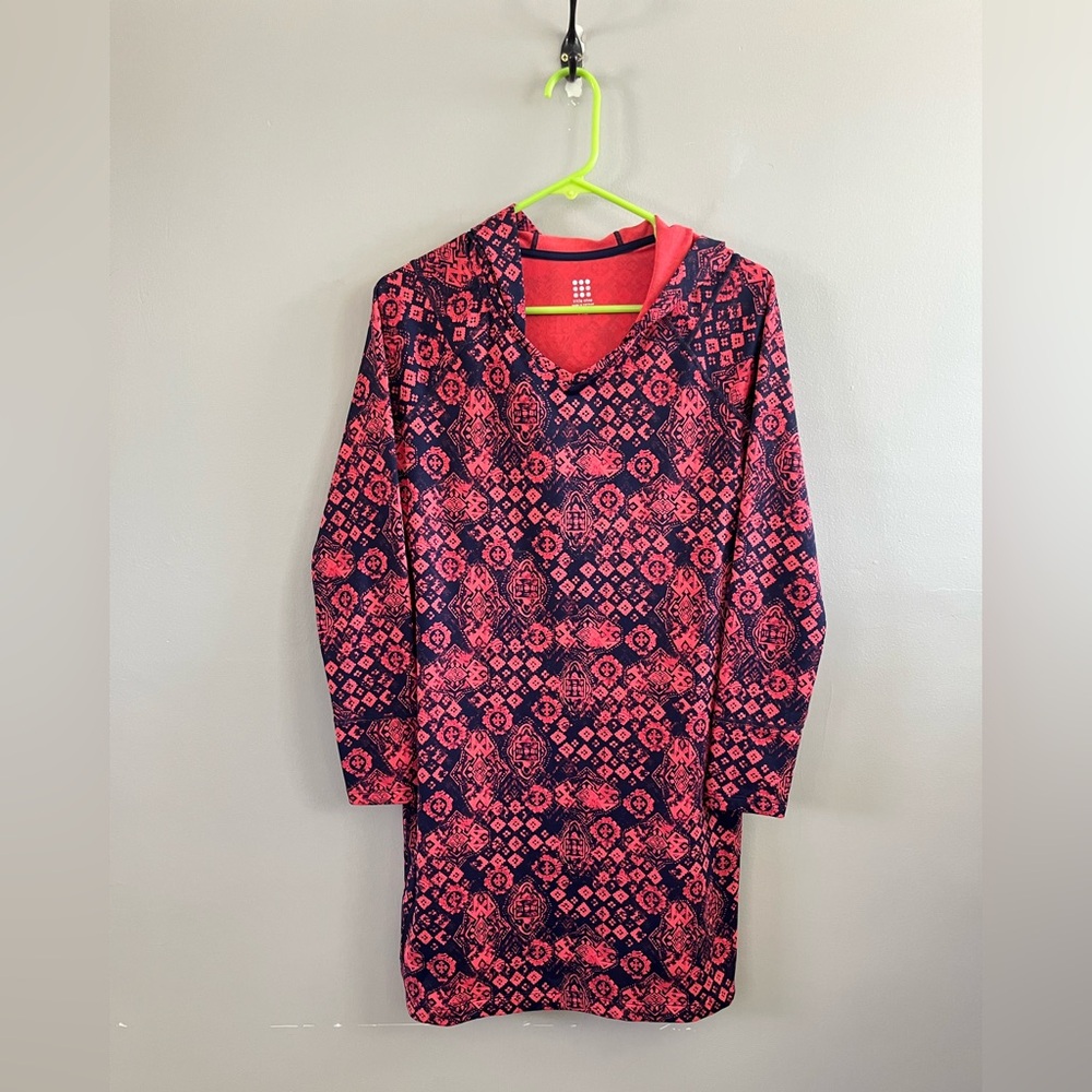 Title Nine Mercury Hooded Long Sleeve Jersey Shirt Dress Size XS